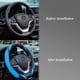 thumbnail image 3 of Funda de cuero para volante de coche - Universal (37-38 cm), transpirable y antideslizante, 3 of 5