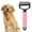 C, variant on Pet 2-in-1 Stainless Steel Detangler Comb Cat & Dog Grooming Brush Groomer, Fleas Tool