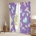 thumbnail image 3 of YST Daisy Flower Curtains&nbsp;&&nbsp;Drapes,Wild Animals Teal Purple Butterfly Blackout&nbsp;Curtains for Kids,Rustic Country Butterflies Window&nbsp;Curtains Boho Floral Window&nbsp;Treatments, 3 of 6