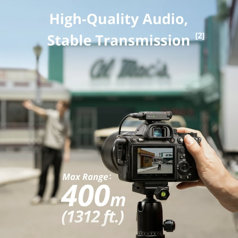 DJI Mic Mini, Wireless Microphone Kit, 1 TX 1 RX, Noise Cancelling,  Ultralight Design - Walmart.com