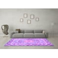 thumbnail image 3 of Ahgly Company Indoor Rectangle Medallion Purple Traditional Area Rugs, 5' x 8', 3 of 4