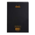 thumbnail image 3 of Rhodia Wire-Bound Sketchbook, Lined, 8.25 in x 11.75 in, Black, 3 of 3