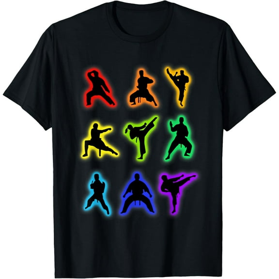 Taekwondo Martial Arts Kids Men Boys Karate T-Shirt