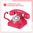 thumbnail image 6 of Bangcool Corded Landline Telephone, Landline Phones for Home, Red Vintage Rotary Phone, Desk Telephone for Home, Office, Hotel Decoration, 6 of 7
