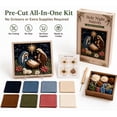thumbnail image 4 of 3D Christian Fabric Poke Art Kit, Nativity Scene Pre-Cut Fabric Craft Set for Adults, Beginner Friendly Textured Wall Decor, Christian Gifts for Women, Christmas Gift, 4 of 7