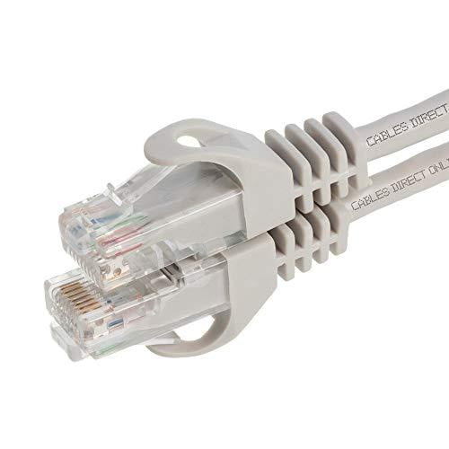 Cables Direct Online Snagless Cat5e Ethernet Network Patch Cable Black 30 Feet 