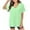 070 Mint Green, variant on Fanxing Womens Scrub Tops Fashion V Neck Work Uniform T Shirt Short Sleeve Nurse Tops with Pocket Working Uniform Tees Purple,L