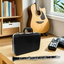LOLIPPYY Clarinet Case One Piece ABS Hard Case Portable Music Bag for Outdoor and Home Use