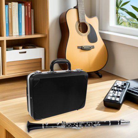 LOLIPPYY Clarinet Case One Piece ABS Hard Case Portable Music Bag for Outdoor and Home Use
