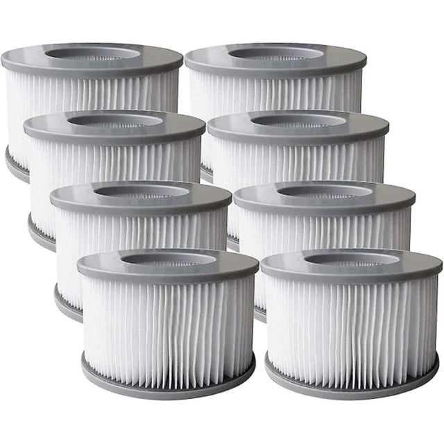 ZHAOCHENG Paquete de 8 cartuchos de filtro de repuesto de alta calidad para piscina inflable Mspa, jacuzzi