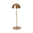 thumbnail image 2 of Soporte de sombrero Altura ajustable estable estable de hierro resistente portavoces retráctil soporte de peluca para salón centros comerciales de base de oro, 2 of 8