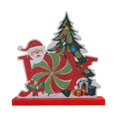 thumbnail image 2 of Decoración de mesa navideña, letrero de madera, centro de mesa, adorno navideño para escritorio, oficina, suministros para fiestas, decoración del Árbol de Navidad BLESIY  Letrero de mesa, 2 of 8