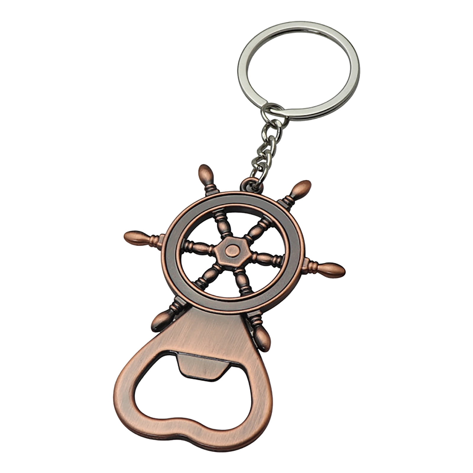 Vintage Opener Key Chain Keyring Boats Helm Keychain For Unisex Opener  Sailing Opener Keychain Opener Can Lids for Drinks
