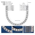 thumbnail image 2 of Crystal Bride Wedding Headpiece Silver Rhinestone Bridal Hair Comb Prom Hair Accessorie, 2 of 3