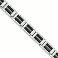 thumbnail image 1 of Stainless Steel Polished Three Strand Cable Link Bracelet 8.5 Inch "Bracelets, 1 of 2