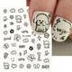 thumbnail image 3 of Pegatinas de dibujos animados en 3D para uñas de gato, calcomanía de manicura con diseño de tatuaje, Kawaii, cachorro, perro, Graffiti, animales, serie, nuevo, 3 of 4