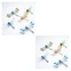 thumbnail image 4 of Bewildely 5pcs Garden Dragonfly Decor Model Props Prop Artware Sculpture Craft Stake Insect Decoration Gardening Home Insects Simulation Como se muestra 2piezas Bewildely CBP484100, 4 of 5