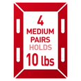 thumbnail image 4 of Tiras para colgar cuadros, 10 kg, tamaño mediano, 132 pares, 4 of 9