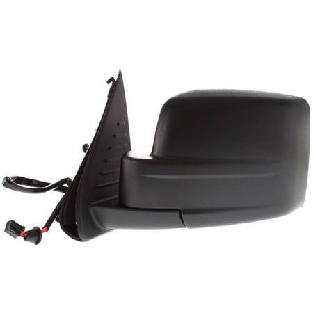 Black Power Heated Left Mirror - NEW POWER MIRROR TEXTURED BLACK HEATED LEFT FITS 2008-12 JEEP LIBERTY 57010185AF