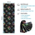 thumbnail image 2 of Multicolor Controllers Games Characters Black Pattern Hot Yoga Mat Towel Non Slip for Hot Yoga - Quick-Drying Yoga Mat Cover with 4 Corner Pockets with Travel Bag - Hot Yoga Towel Non Slip 70"x26", 2 of 6