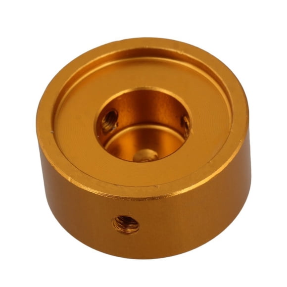 HINTRMENT 2Sets Guitar Effector Nail Caps Golden Aluminium Alloy for Guitar Effect Pedal 3Pcs Screws 1Pcs Handle