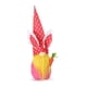 thumbnail image 2 of Bewildely Conejito de Pascua zanahoria Gnomo muñeca sin rostro decoración flor estampado conejo niños arreglo suministros fiesta enano Decoración Kits de decoración para fiestas punto naranja Bewildely HA070626-04, 2 of 6