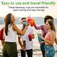 thumbnail image 6 of Color Changing Cups with Lids and Straws for Adults - 5 x 24oz Reusable Cups with Lids and Straws, Bulk Plastic Cups with Lids and Straws for Kids Women, Cold Iced Coffee Cups & Water Party Tumbler, 6 of 6