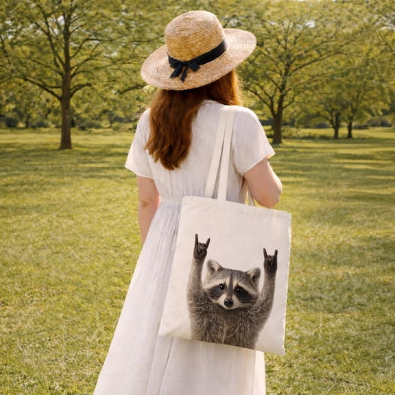 Funny Animal Canvas Tote Bag, Reusable Cute Shoulder Bag for Shopping Travel Gym Beach Work