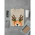 thumbnail image 3 of Happy Corgi Christmas Antlers T-Shirt Men -Image by Shutterstock, Male 5X-Large, 3 of 4