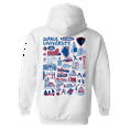 thumbnail image 3 of Women's Vive La Fete  White DePaul Blue Demons Impressions Artwork Pullover Hoodie, 3 of 3