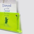 thumbnail image 1 of ROYALITA 2-Pack Acrylic Magazine Holder Brochure Holder, 17" Record Holder Magazine Rack, Fashion Hanging Bookshelf Literature Storage Rack for Waiting Room, Living Room, Office, Green 17 Inch, 1 of 5
