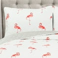 thumbnail image 2 of Lush Decor Kelly Flamingo Animal Print Cotton Reversible Quilt, Full/Queen, Coral, 3-Pc Set, 2 of 3