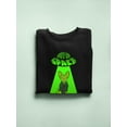 thumbnail image 3 of Out Of Space Sphynx Feline Sweatshirt Women -Smartprints Designs, Female Medium, 3 of 4