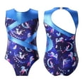 thumbnail image 1 of DPOIS Little Big Girls Metallic One Piece Gymnastics Leotard, 1 of 6