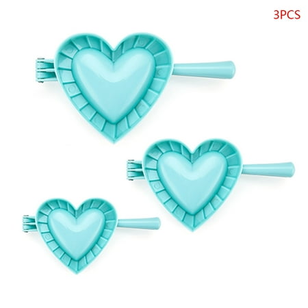 

3pcs/set Kitchen DIY Dumplings Maker Jiaozi Pierogi Mold Heart for Butterfly Flower Dough Press Mould Pastry Accessories