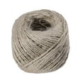 thumbnail image 1 of Cordón de cáñamo natural cuerda de hilo de yute para manualidades manualidades embalaje de regalo de bricolaje boda cumpleaños baby shower decoración adorno de jardinería (color natural), 1 of 5
