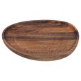 thumbnail image 1 of Lightweight Unique Design Wood Plate Durable And Strong Serving Tray Restaurant For Home 26x21cm, 1 of 8