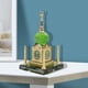 thumbnail image 3 of Modelo de Artesanía Musulmana 3D, Reloj en Miniatura, Escultura de Modelo de Construcción Islámica, Arquitectura de Cristal de Pieza de Exhibición Col 12x21x3.5cm perfecl Estatua del edificio islámico, 3 of 8
