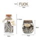 thumbnail image 4 of Bad Mood Gift Bottle Wooden Fucks Letter Pieces Vent Gift Jar Funny Office Colleague Friend Family Gift, 4 of 4