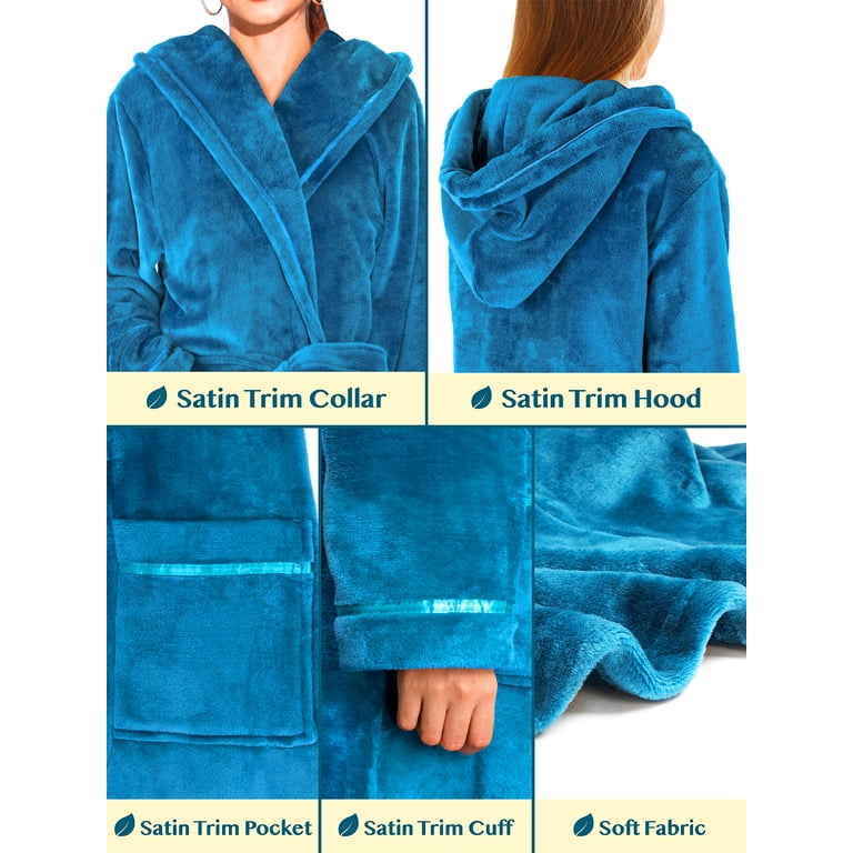 blue dressing gown with hood Querida Dress Polka Dot main image 0