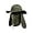 Army Green, variant on ™ 07-281 Fashion Summer Outdoor Sun Protection Fishing Cap Neck Face Flap Hat Wide Brim