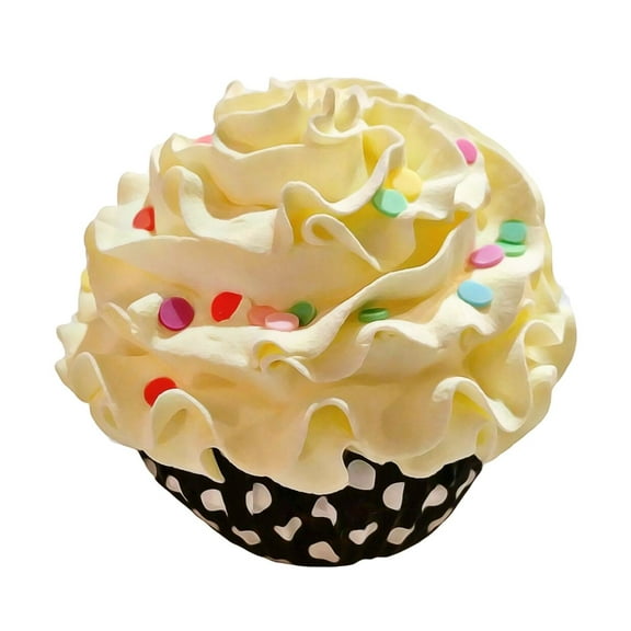 Buttercream Confetti Faux Cupcake- Fake non edible decoration Dezicakes