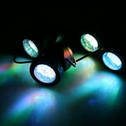 AGPtek 25W 200MA 4 Led Pond Light Set For Underwater Fountain/Fish/tank/ pool/Pond/ Water/ Garden