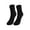 Black, variant on 4-Pack Crew Socks Mens Socks, Wikcing Combed Cotton Socks for Men Business Work Athletic Casual, Shoe Size 6-10
