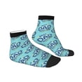 thumbnail image 3 of Bingfone Best Dad Ever Design Patterned Men'S Women'S Casual Cotton Socks, 3 of 9