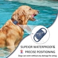 thumbnail image 3 of Rantice Airtag Dog Collar Holder, [1 Pack] Waterproof Airtag Case for Dog Collar, TPU & Silicone Full Body Covered Anti-Lost Apple Air Tag Collar Holder Airtag Case for Pet Collar Backpack, NavyBlue, 3 of 9