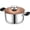 Brown Glass, Tri-ply Stainless Steel, variant on 4 Quart 3-Ply Cooking Stock Pot with Lid, P&P CHEF Stainless Steel Large Pot for Pasta Soup, Work on Multi Stove, Heavy Duty & Dishwasher Safe, Dual Heat-resistant Handles & Transparent Glass Lid