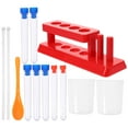 thumbnail image 4 of 1 Set Test Tubes Storage Rack with Testing Tubes Laboratory Experiment Supplies, 4 of 8