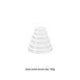 thumbnail image 2 of maskred 2 Pieces Acrylic Cake Disk Portable Washable Transparent Replacement Round Bakery Cupcake Cakes Tray Stand Accessories 19cm, 2 of 3