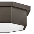 thumbnail image 7 of 46993BX Hinkley Lighting Facet - 30W 3 LED Medium Flush Mount-5 Inch Tall and 17.5 Inch Wide-Black Oxide Finish, 7 of 7